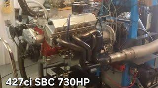 427ci SBC dyno test VFactor 2.70 Speier Racing