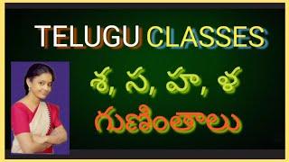 Telugu basics // గుణింతాలు Telugu // గుణింతాలు (ష , స,హ,ళ)