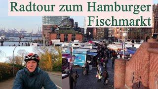 Radtour zum Hamburger Fischmarkt