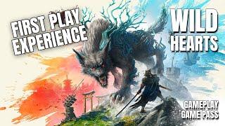 Hunting big beasts in WILD HEARTS - Gameplay - (Game Pass / Trail version)