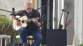 Tony McManus with Tellier Guitars Nylon string crossover.