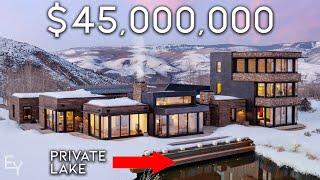 Touring a $45,000,000 Colorado Mega Mansion on a Mountaintop (With a Private Lake)