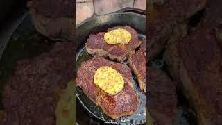 Chili Butter Steak and Shrimp | Over The Fire Cooking by Derek Wolf