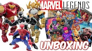 MEGA Marvel Legends Unboxing!  Spidey/Venom/Iron Man & More!!!