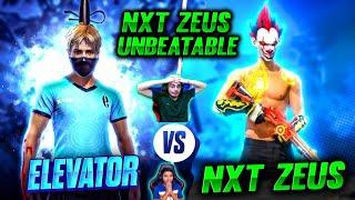 Nxt Zeus Screen Share On Live  | Elevator FF  Vs Nxt Zeus  | 1vs1 Fight ️ | Garena Free Fire