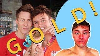 Red Faced Fail Goes Gold! |️‍HUSBAND VLOG TAKEOVER️‍| Tom Daley