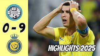  Al Okhdood vs Al Nassr  0-9 All Goals & Highlights - 2025