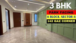 Freehold, Corner 3 BHK Approved Independent floor in Dwarka Sector 8, New Delhi | Sector 8 Dwarka