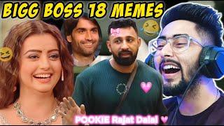 Bigg Boss 18 Memes Reaction ft. Rajat Dalal, Chahat Pandey - Chanpreet Chahal