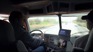 Schneider inexperienced driver orientation: On the road with a training engineer