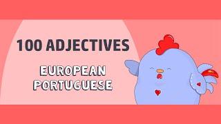 100 ADJECTIVES in Portuguese || Self-Study European Portuguese + DOWNLOAD [ENG/PT]