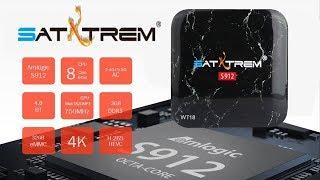 Новинка 2018 TV Box Satxtrem WT18 на 8-Ядерном процессоре S912 Обзор