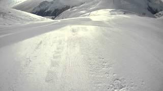 St Anton am Arlberg Valluga T-bar speed run.