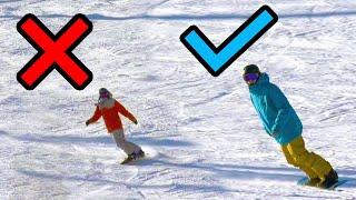 Fix the Most Common Snowboarding Mistake