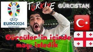 Almanya’da Türkiye-Gürcistan maçını izledik\Gürcü taraftarların içinde!!!