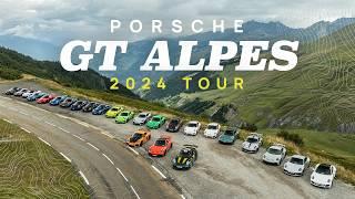 25 Porsche GT cars drive the Alpes! Supercar Driver | 4k