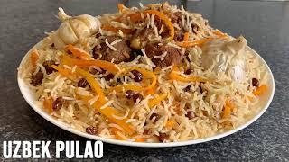 Afghan Uzbeki Pulao | Uzbeki Kabuli Pulao | قابلی پلو ازبکی | Uzbek Pilaf