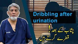 Dribbling after urine: | Urdu | | | Prof Dr Javed Iqbal |