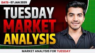 Nifty Prediction & Bank Nifty Analysis for 7 Jan | Tuesday Market Insights