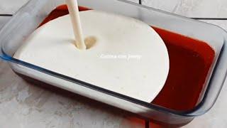 COMO HACER UN POSTRE FÁCIL RAPIDO /Cocina con Jenny