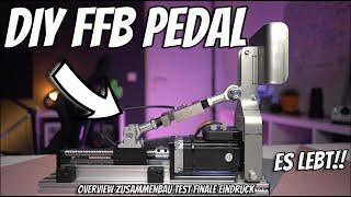 DIY Force Feedback Pedal mit ABS  für Simracing Asseto, iRacing, F1 und mehr!