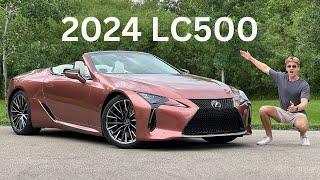 2024 LEXUS LC500 CONVERTIBLE | Finally! A Touchscreen!