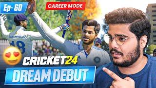 Dream International Test Debut for India vs New Zealand | Cricket 24 My Career Mode #60