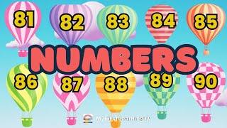 Counting from 81 to 90 | Fun and Educational Numbers Adventure for Kids!