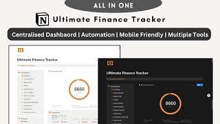 Best Notion Ultimate Finance Tracker in 2025 | All-in-One Personal Finance Management System