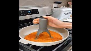 Uutensil Stirr - The Unique Automatic Pan Stirrer - Longer Nylon Legs, Grey