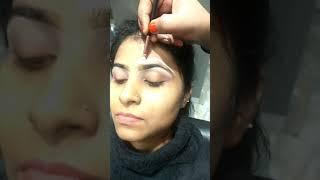 Eyes brows shaping technique.... And enhacing the look of makeup.