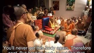 Prabhupada 0447 - Be Careful Not to Mix with Nondevotee who Imagines about God