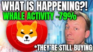 SHIBA INU - WHALE ACTIVITY PLUNGES 79%!!! WHAT IS HAPPENING?