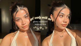 GRWM  my glowy summer makeup routine 