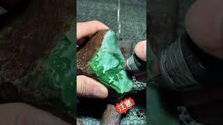 #crystals #jadeite #翡翠 #水晶 #玉 #satisfying #jade #pearl #玉石料子 #珠子