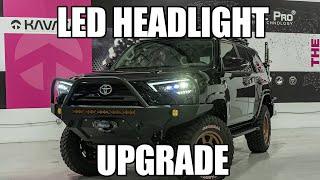 AlphaRex NOVA Series LED Headlights: Install + Lighting Comparisons (2014-2020 Toyota 4Runner) [4K]