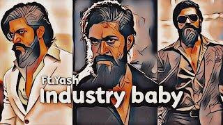 New King  Of KGF. || Ft.Industry Baby || Yash || Rocky Edit || KGF EDIT ||