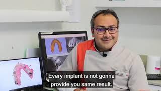 Dr. Vikash Makan Explaining the Difference in Different Materials of Dental Implants