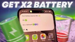 How to Make iPhone Battery Last LONGER - Ultra Low Power Mode Shortcut !