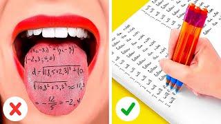 КАК СПИСАТЬ НА ЭКЗАМЕНАХ! Простые лайфхаки  для возвращения в школу от 123 GO!