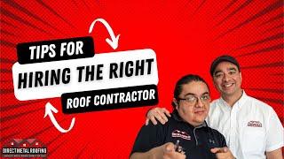 Tips for hiring the right roofing contractor | Direct Metal Roofing