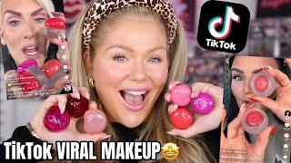 Trying the MOST *VIRAL* TikTok Makeup  Blurring Pudding Pots?! KELLY STRACK