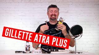 Gillette Atra Plus - Matt Shaves with Vintage Gillette Cartridge Razor from the 1970's