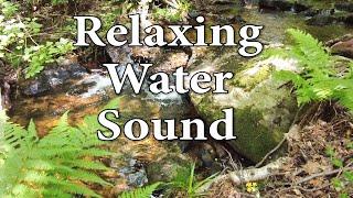 1 hour  Relaxing Water Sound. Sound of Stream - Meditation -  Water Sound.