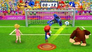 Mario, Luigi, Sonic and Tails Football - Mario & Sonic at the London 2012 Olympic Games