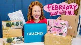 February Monthly Haul Subscriptions, Products & more!