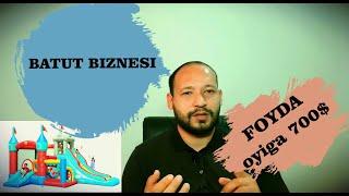 Biznes boshlash-BATUT bilan 700$ foyda (Бизнес план бесплатно |  аттракционах | Надувные батуты)