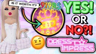 IS THE DRESS TO IMPRESS VIP GAMEPASS REALLY WORTH IT!?! | Roblox dress to impress 