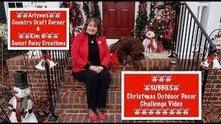 ️️️Subbies Christmas Outdoor Challenge Video️️️
