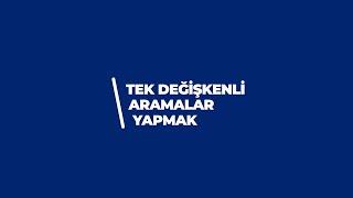 TradeAtlas - Tek Değişkenli Aramalar Yapmak